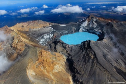 Crater Lake, Mt Ruapehu, Tongariro World Heritage National Park, North Island, New Zealand