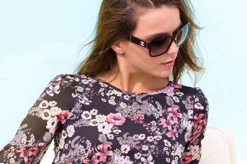 Svetlana Shashkova In floral dress by simone arena