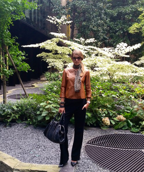 Svetlana Shashkova on Emporio Armani show