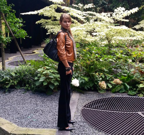 Svetlana on Emporio Armani show