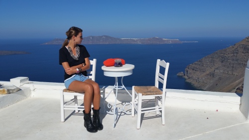 basic view in Santorini