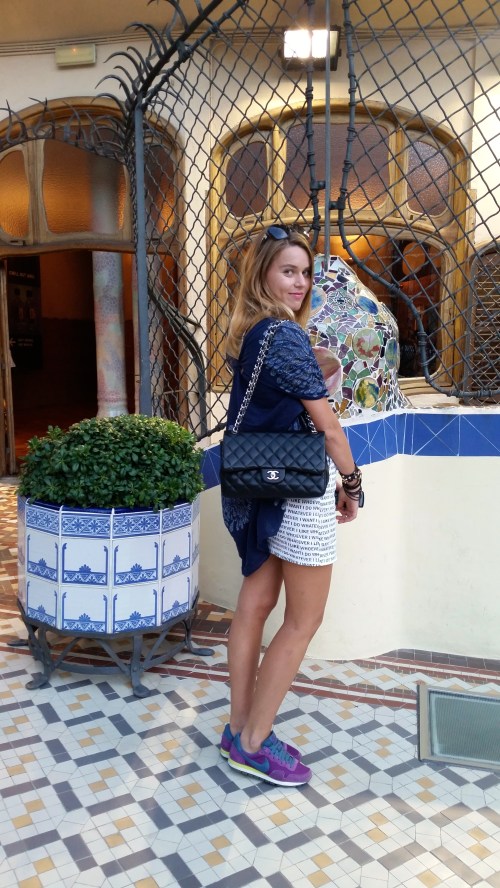 charmed by beauty of Gaudi