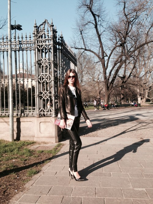 Svetlana shashkova getting nuts over leather 