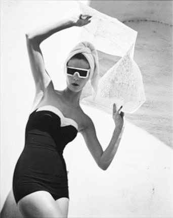 Jean Patchett with Map in Spain Dahl-Wolfe, Louise 1953