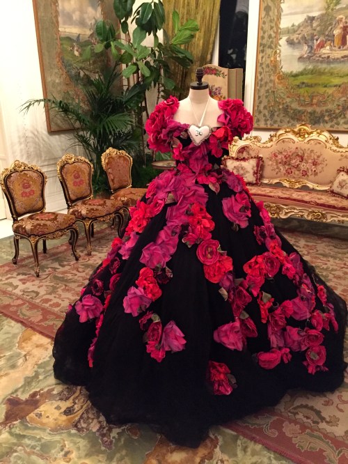 dolce gabbana couture flower dress