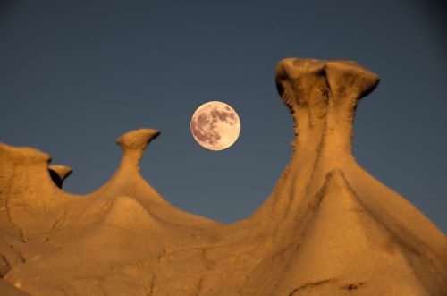 Bisti-and-the-moon