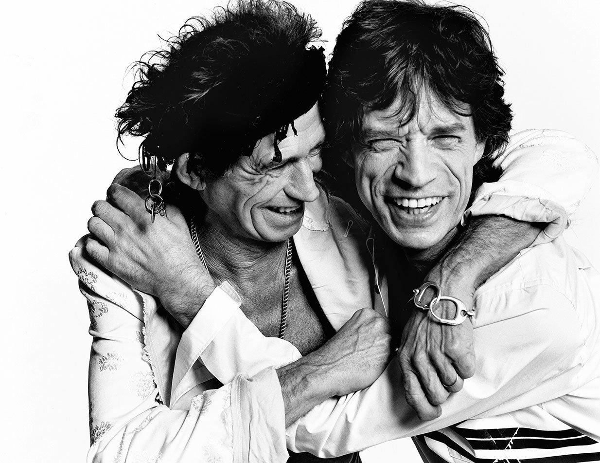 Keith Richards &amp; Mick Jagger, Los Angeles, British Vogue, 2003