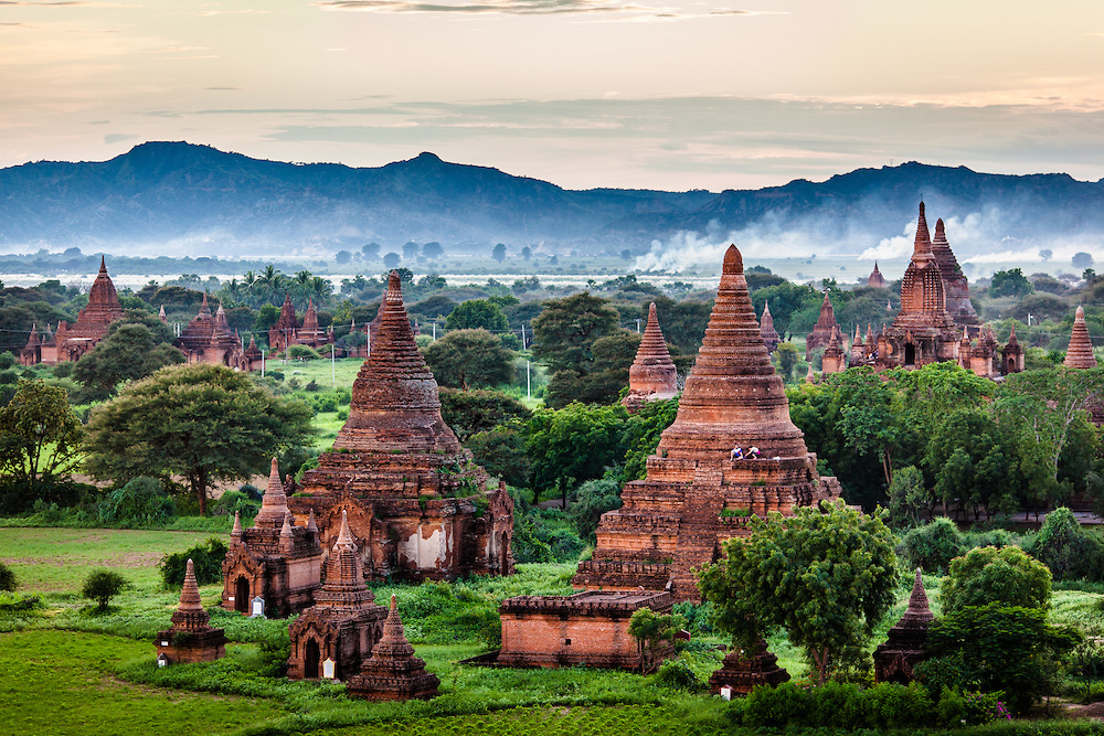 View of Temples, Bagan, Myanmar